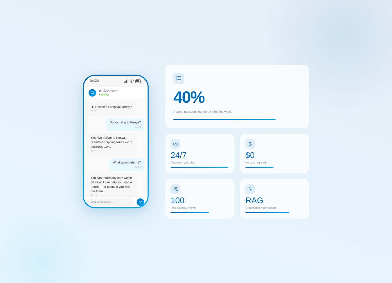 Free AI Chatbot: Launch It on Your Website in Minutes
