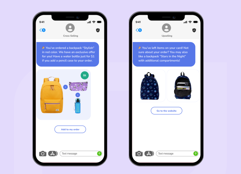 RCS back-to-school marketing example