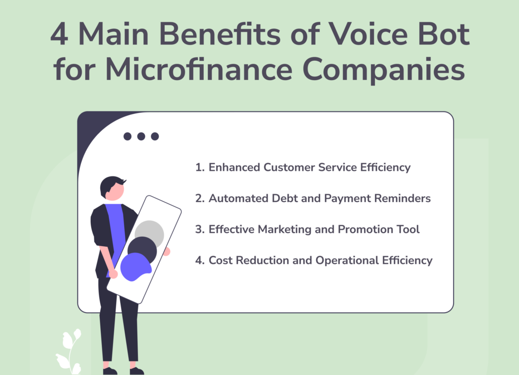 4 Main Benefits of Voice Bot for Microfinance Companies