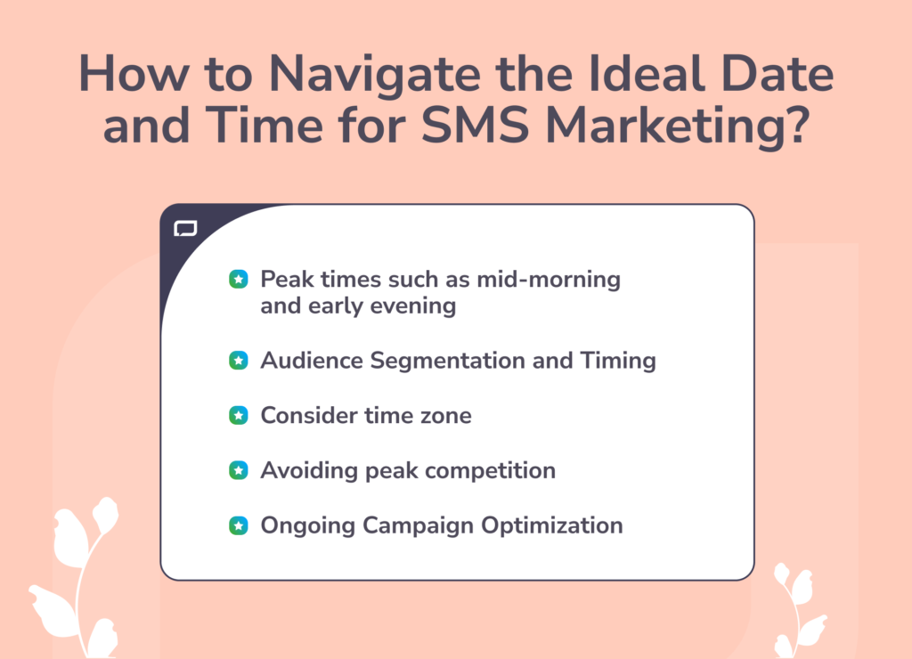 How to Navigate Time for SMS Marketing