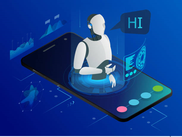 Voice bot from phone saying hi