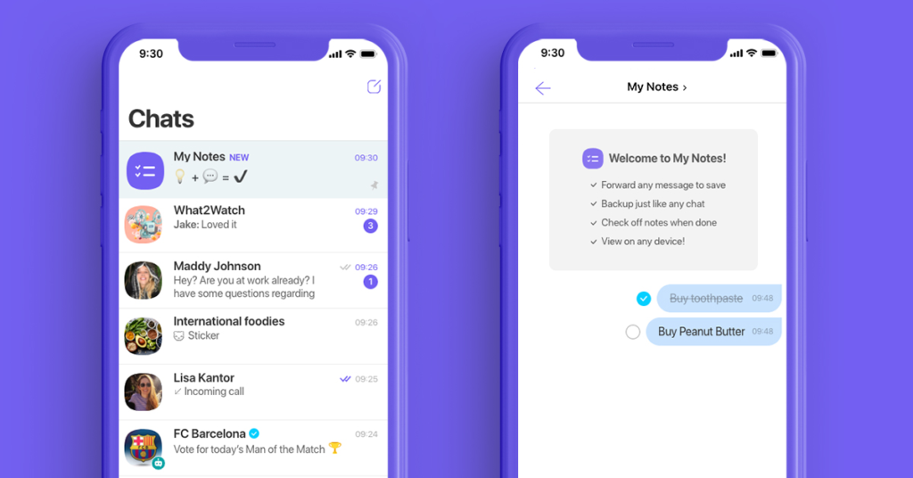 Viber chats