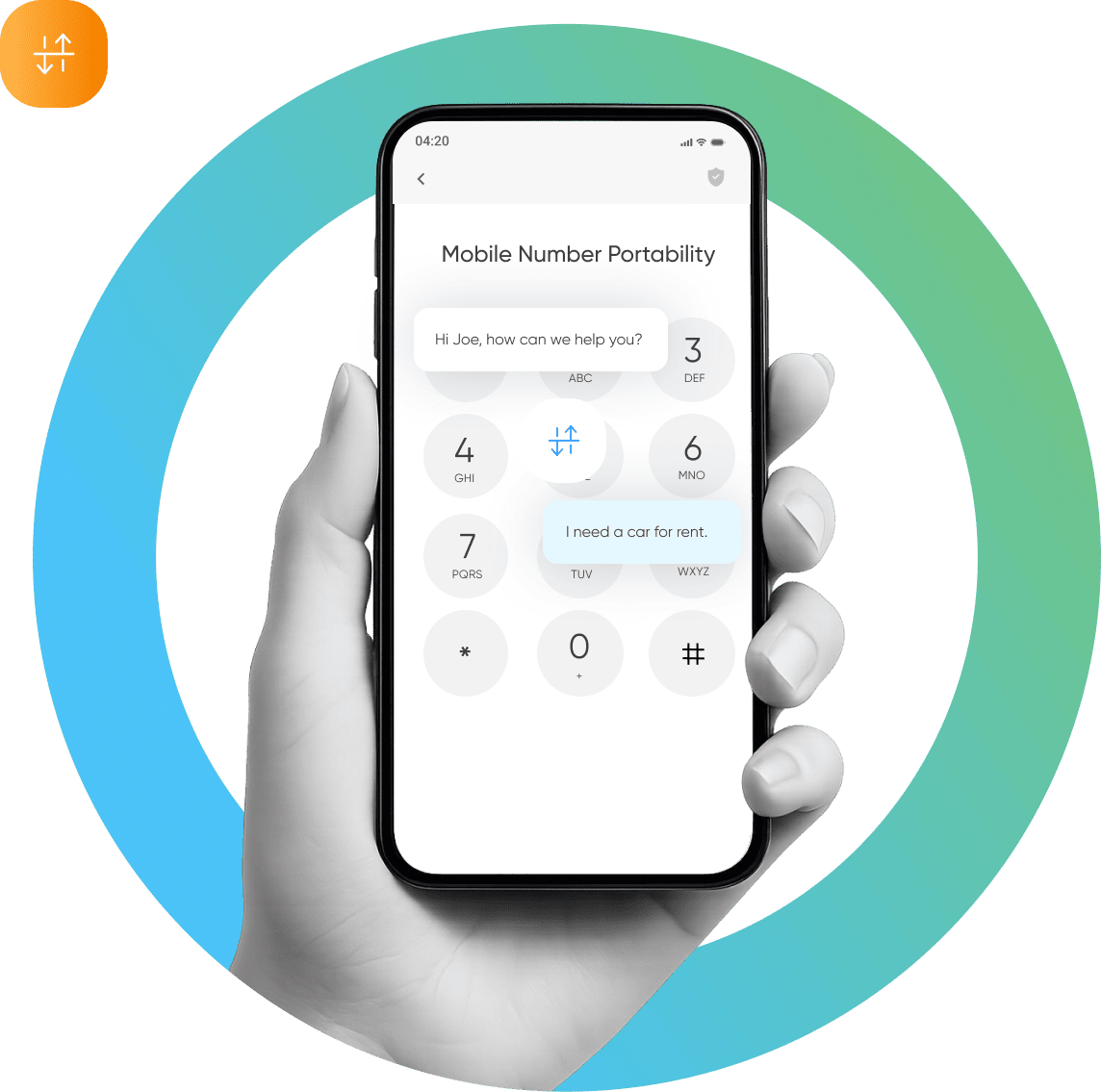 MNP Lookup service detecting mobile number portability in real time