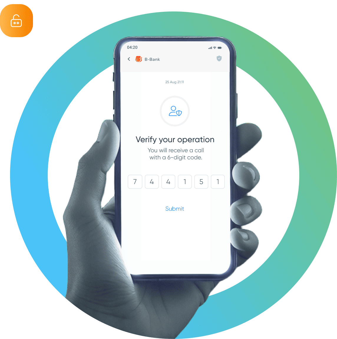 Two-factor authentication service protecting user accounts with one-time codes