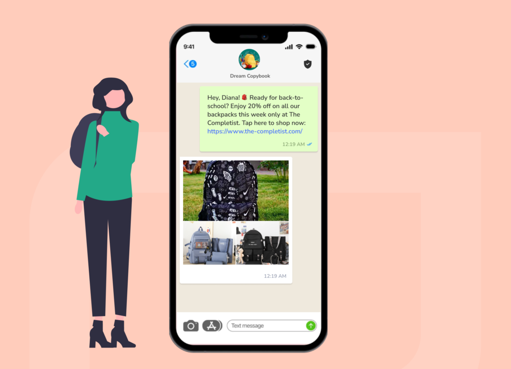 WhatsApp Marketing Example